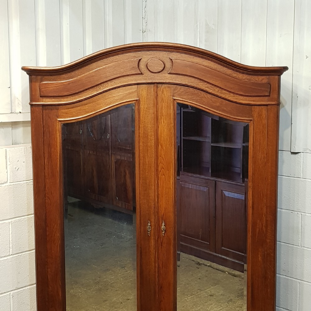 ANTIQUE 19TH CENTURY FRENCH OAK ARMOIRE C1880 View VI