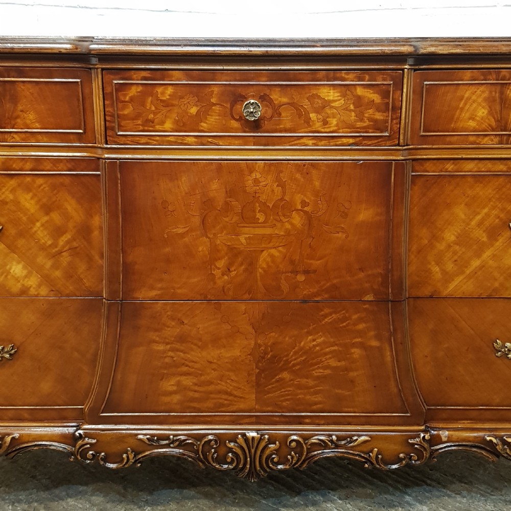 ANTIQUE ITALIAN ROCOCO WALNUT CHEST OF DRAWERS C1920 View VI
