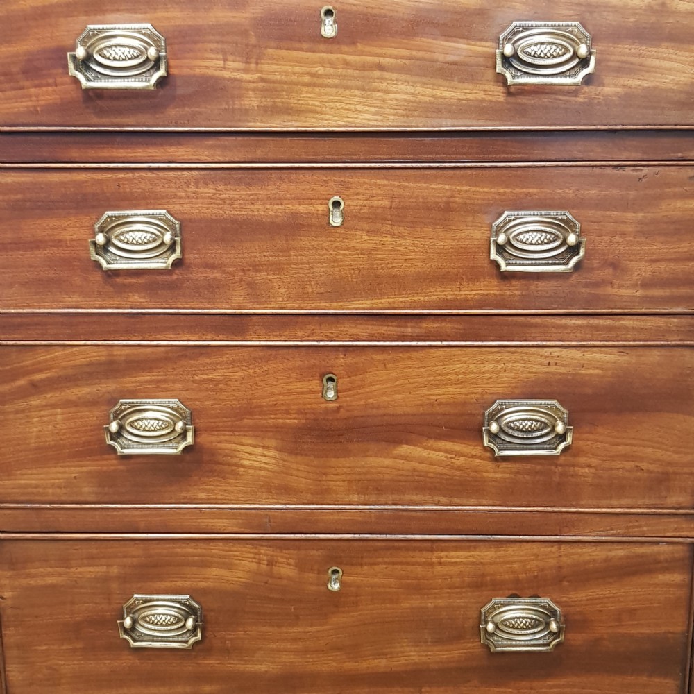 ANTIQUE 18TH CENTURY MAHOGANY DWARF CHEST OF DRAWERS C1780 View VI