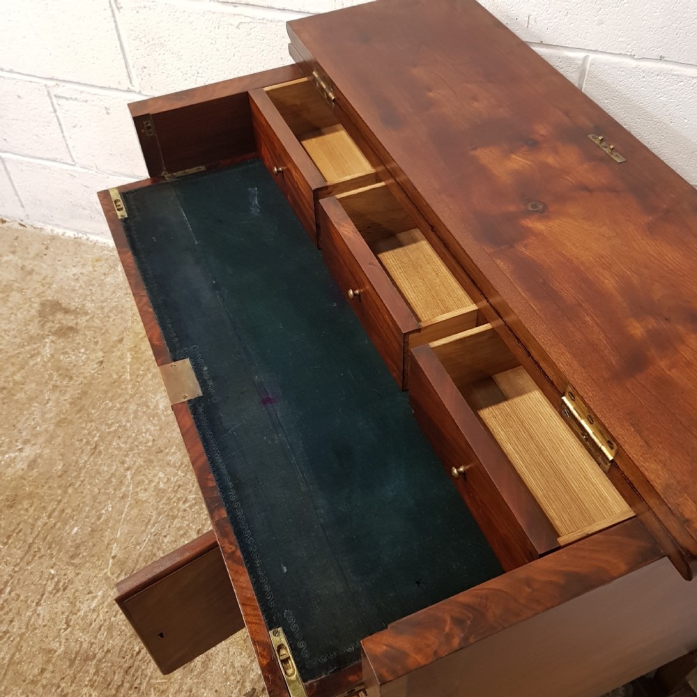 ANTIQUE 19TH CENTURY FLEMISH WALNUT SECRETAIRE  DESK C1880 View III