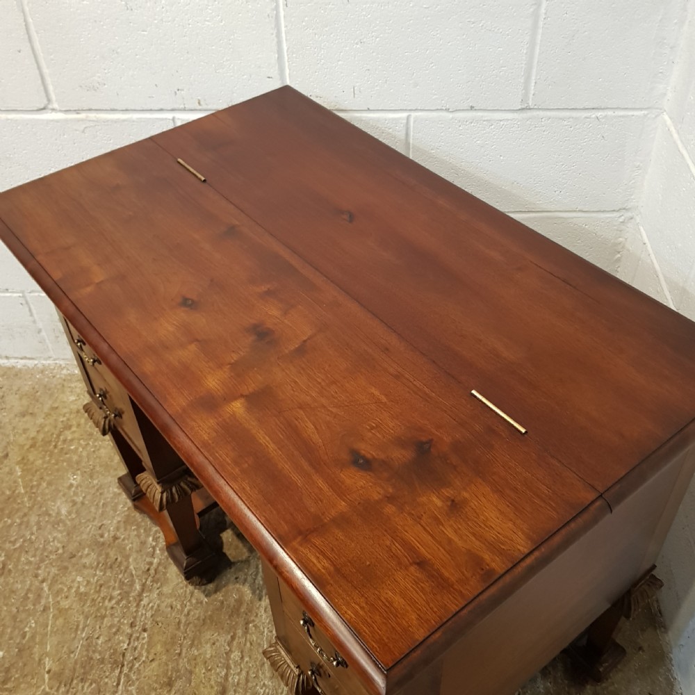 ANTIQUE 19TH CENTURY FLEMISH WALNUT SECRETAIRE  DESK C1880 View IV