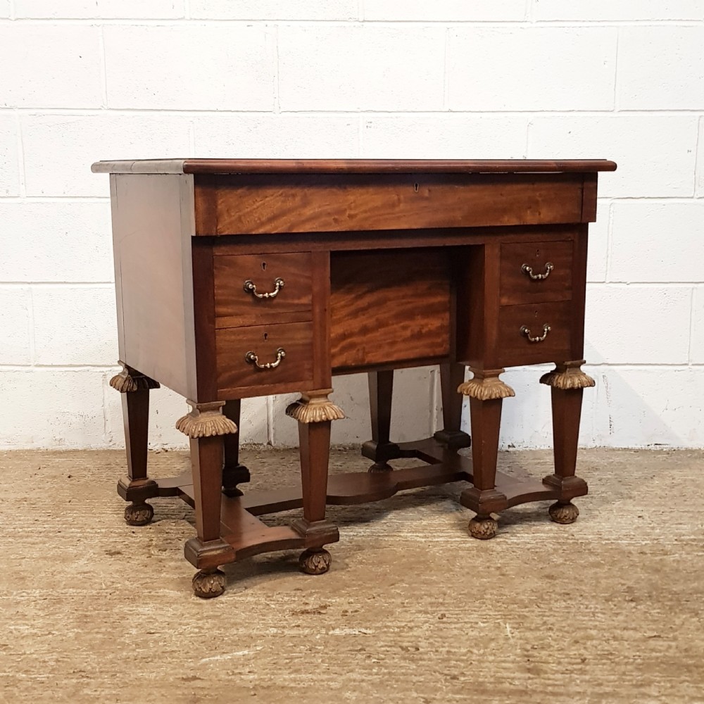 ANTIQUE 19TH CENTURY FLEMISH WALNUT SECRETAIRE  DESK C1880 View VIII