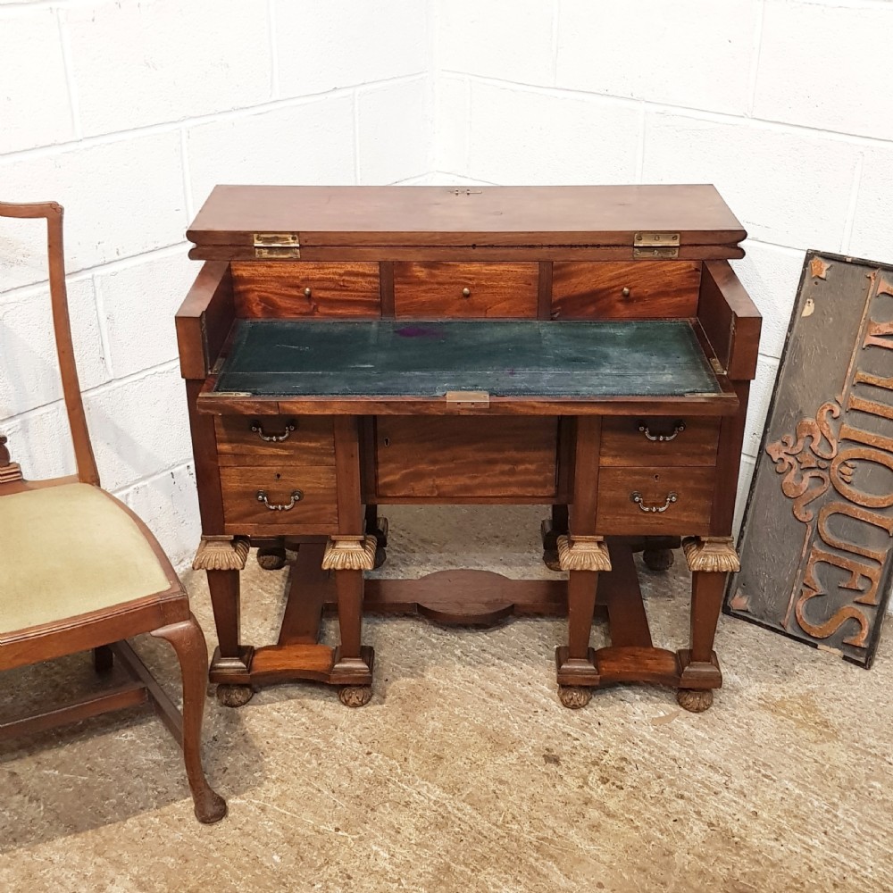 ANTIQUE 19TH CENTURY FLEMISH WALNUT SECRETAIRE  DESK C1880 View XI