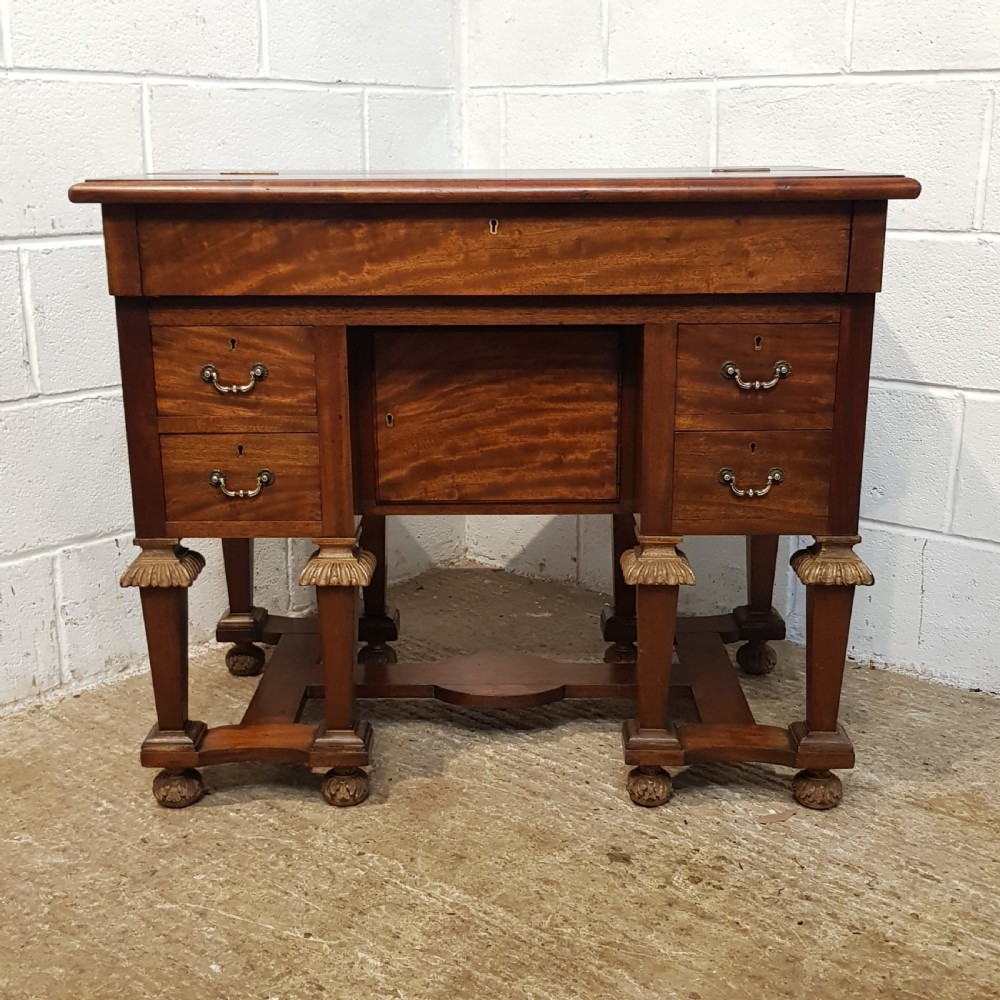 ANTIQUE 19TH CENTURY FLEMISH WALNUT SECRETAIRE  DESK C1880 View XII