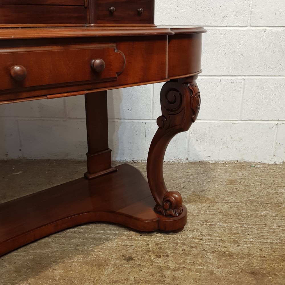 ANTIQUE VICTORIAN MAHOGANY DUCHESSE DRESSING TABLE C1880 View VI