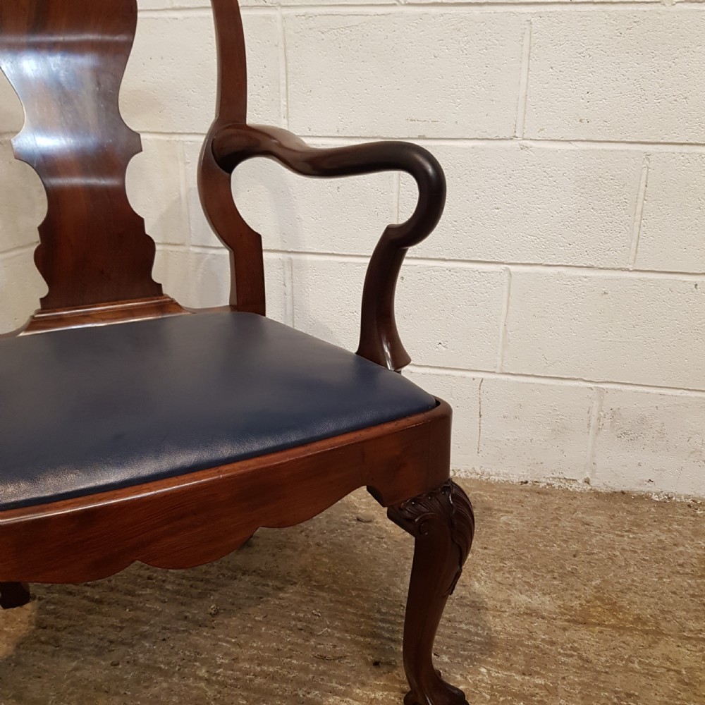 ANTIQUE SET EIGHT LATE VICTORIAN MAHOGANY QUEEN ANNE  WARING & GILLOWS DINING CHAIRS  C1890 View IX
