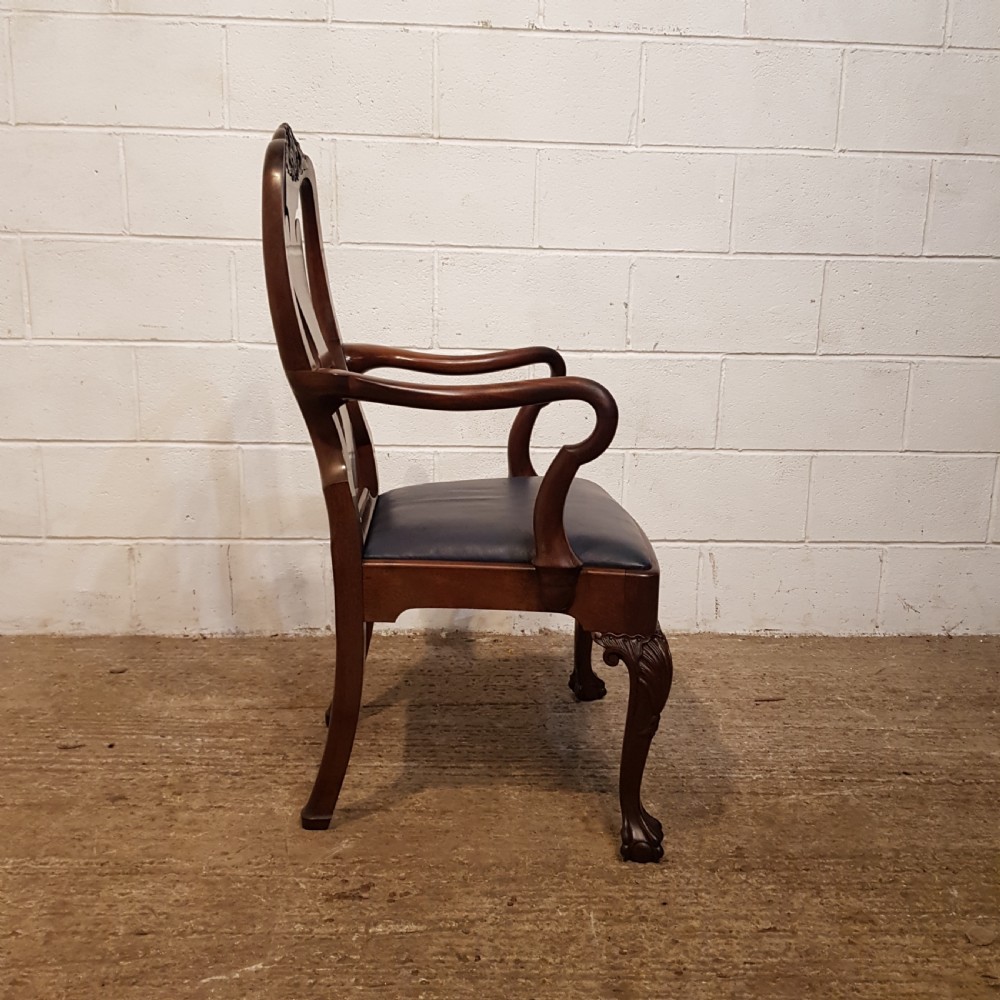 ANTIQUE SET EIGHT LATE VICTORIAN MAHOGANY QUEEN ANNE  WARING & GILLOWS DINING CHAIRS  C1890 View XI
