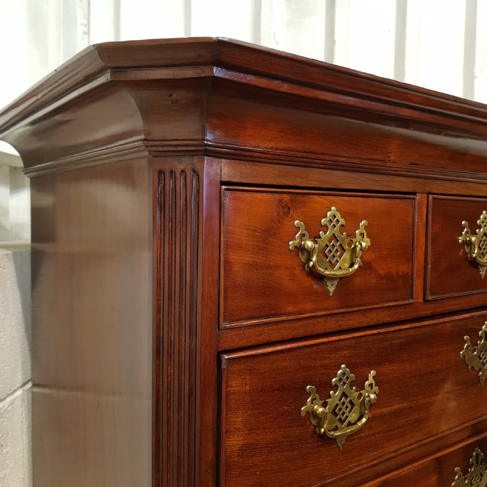 ANTIQUE 18TH CENTURY MAHOGANY CHEST ON CHEST C1780 View IV