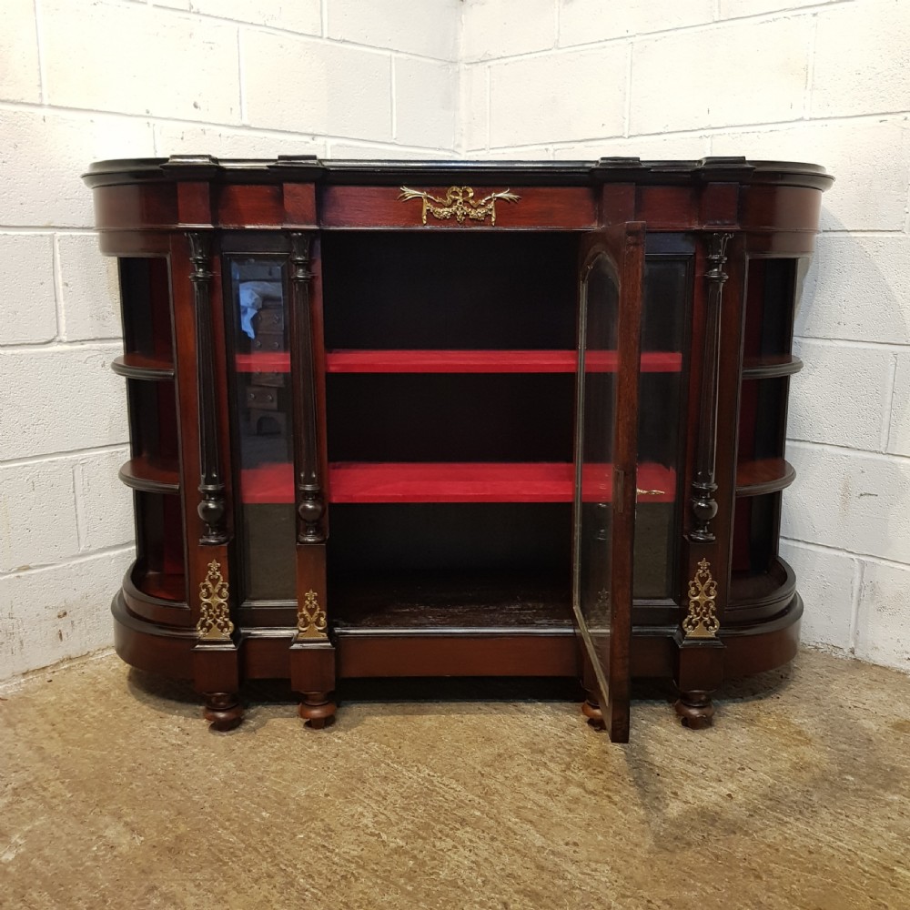 ANTIQUE EARLY VICTORIAN CUBAN MAHOGANY MARBLE TOPPED CREDENZA SIDEBOARD C1840 View VIII