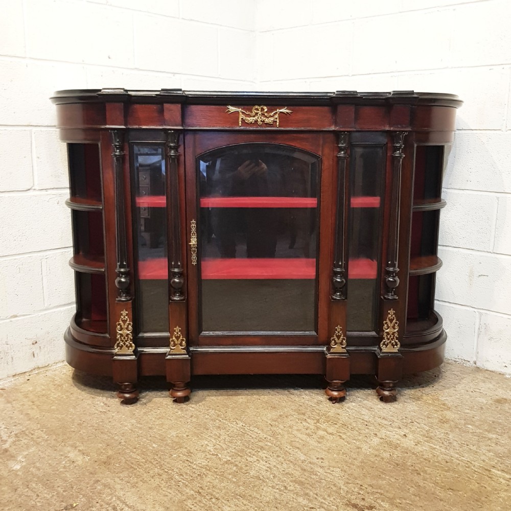 ANTIQUE EARLY VICTORIAN CUBAN MAHOGANY MARBLE TOPPED CREDENZA SIDEBOARD C1840 View X