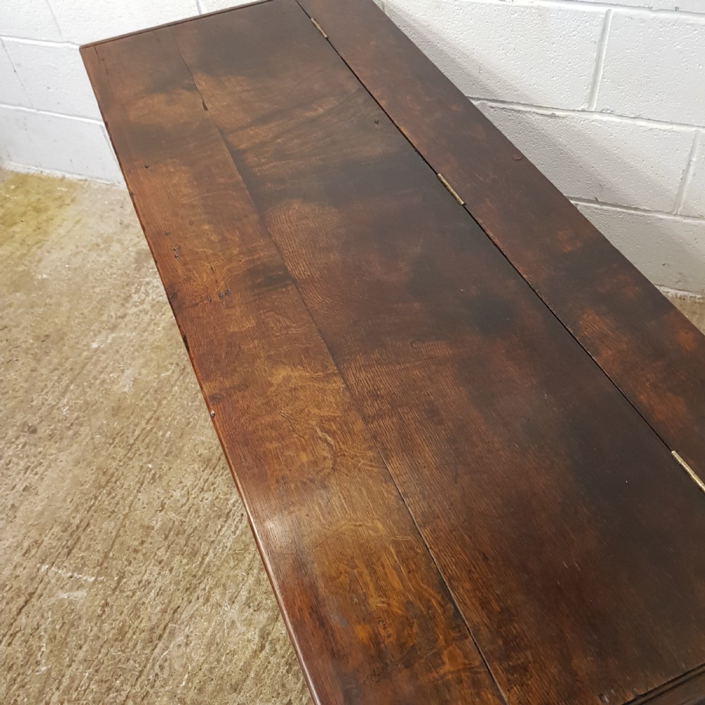 ANTIQUE LARGE EARLY 18TH CENTURY WESTMORLAND JOINED OAK COFFER C1700 View V