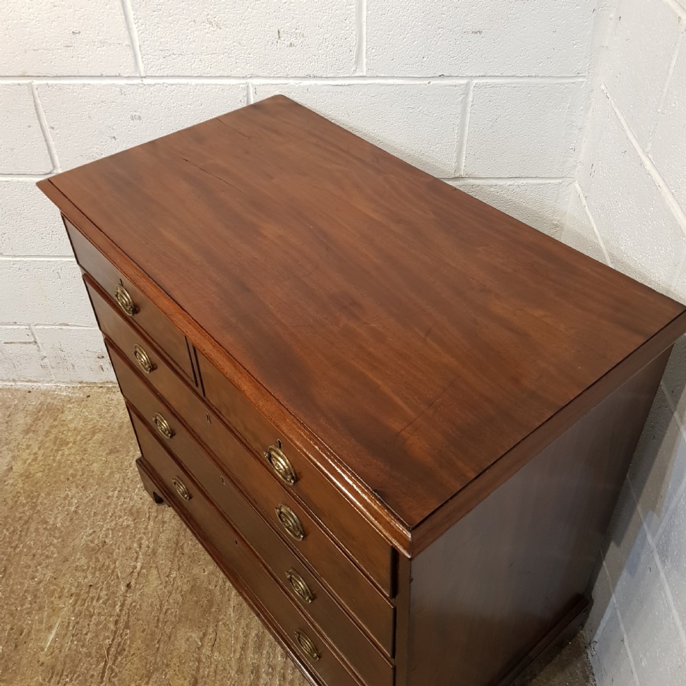ANTIQUE 18TH  CENTURY  SMALL MAHOGANY CHEST OF DRAWERS C1780 View VII