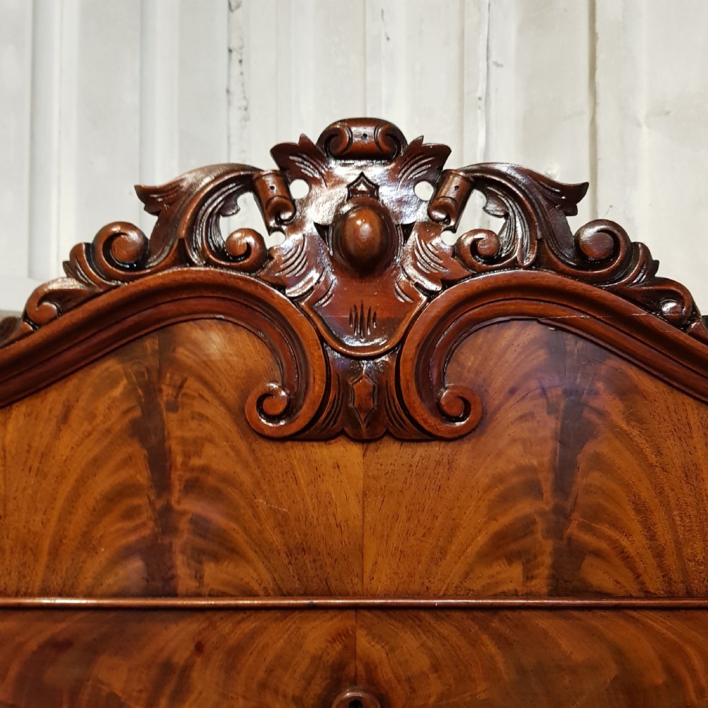 ANTIQUE VICTORIAN MAHOGANY BATANT ESCRITOIRE DEESK C1880 View XIII