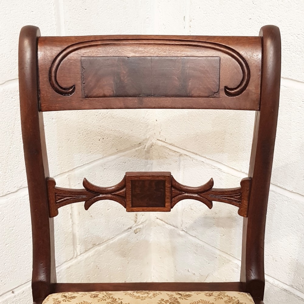 ANTIQUE SET EIGHT 18TH  CENTURY MAHOGANY DINING CHAIRS C1780 View III