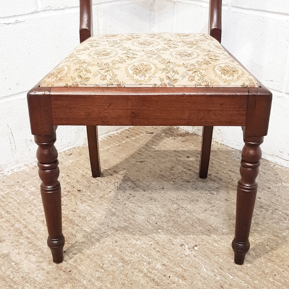 ANTIQUE SET EIGHT 18TH  CENTURY MAHOGANY DINING CHAIRS C1780 View IV