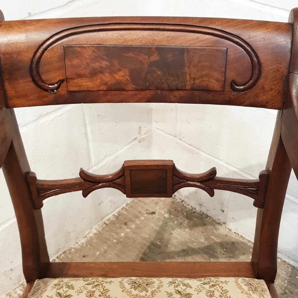 ANTIQUE SET EIGHT 18TH  CENTURY MAHOGANY DINING CHAIRS C1780 View XII