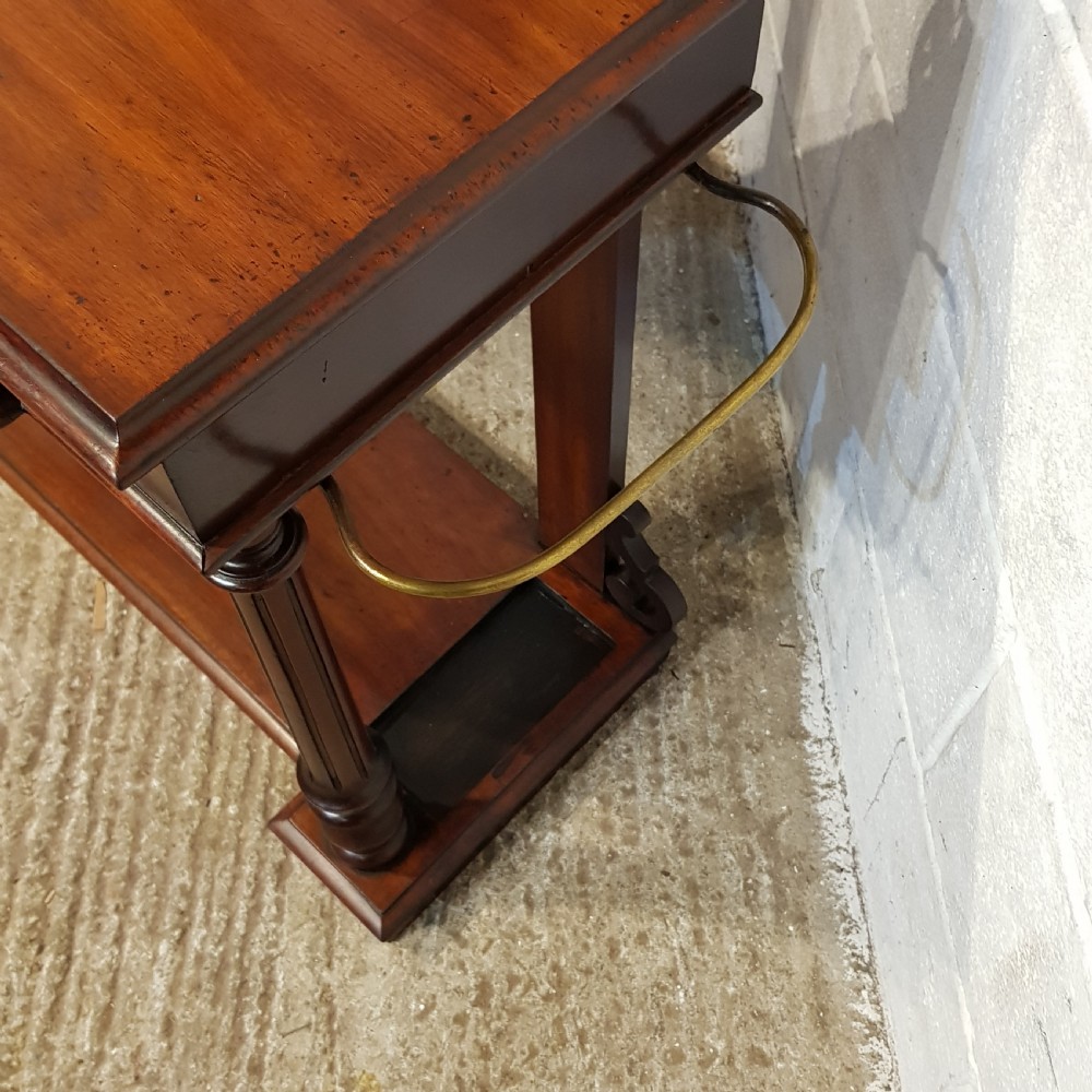 AN ANTIQUE VICTORIAN MAHOGANY HALL STAND  View IV