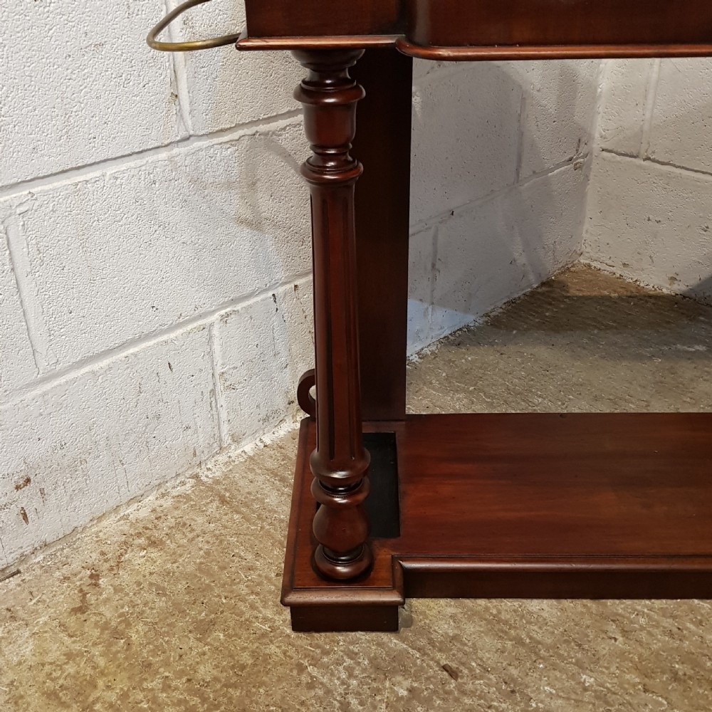 AN ANTIQUE VICTORIAN MAHOGANY HALL STAND  View VI