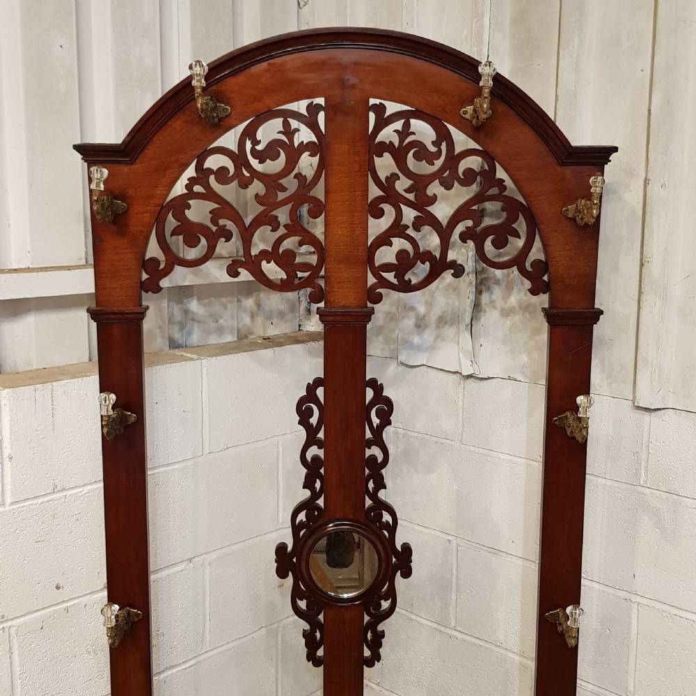 AN ANTIQUE VICTORIAN MAHOGANY HALL STAND  View VIII