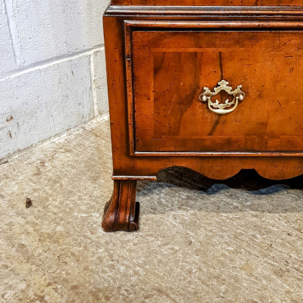 AN ANTIQUE BURR WALNUT DOUBLE WARDROBE C1920 View III