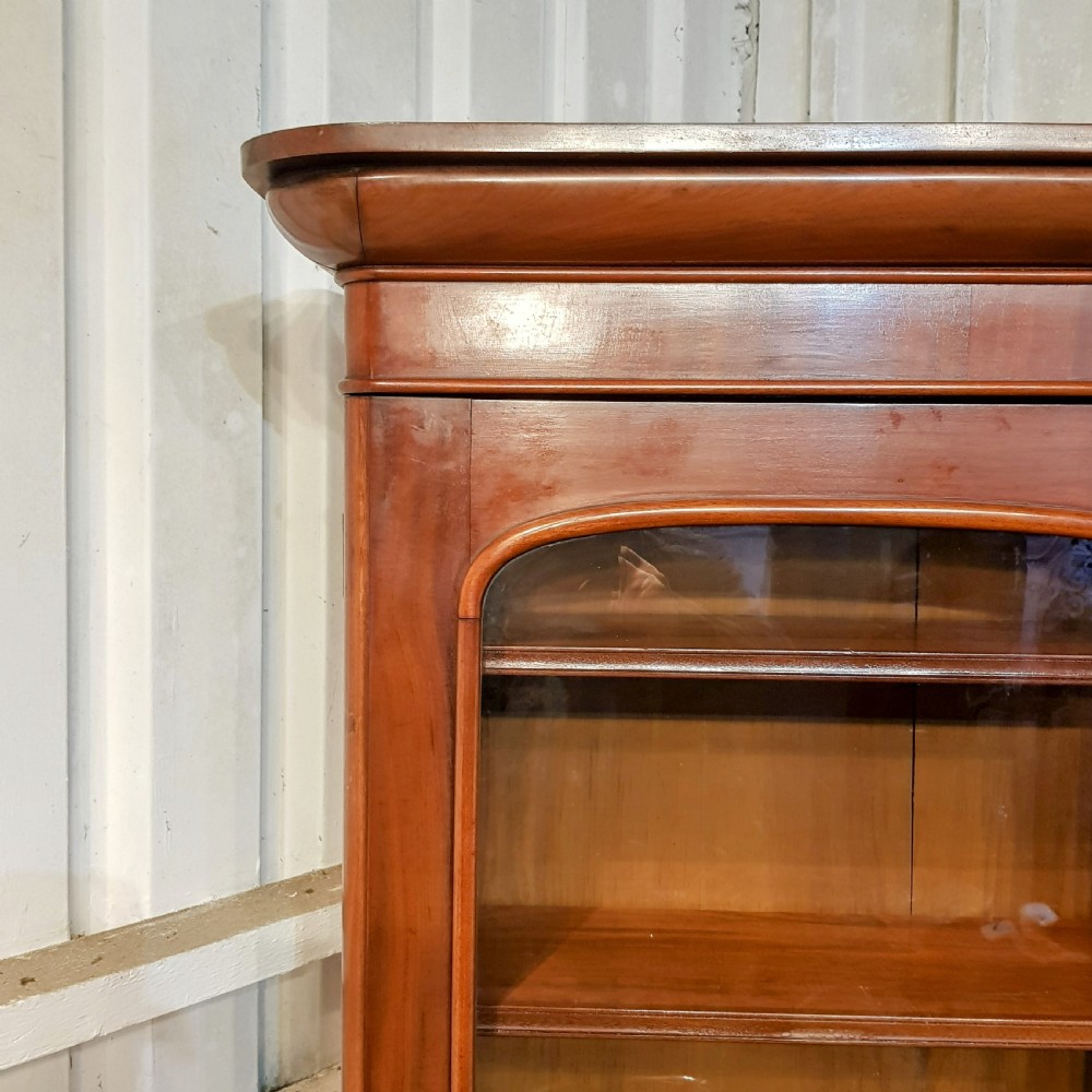 AN ANTIQUE VICTORIAN MAHOGANY LIBRARY BOOKCASE C1880 View III