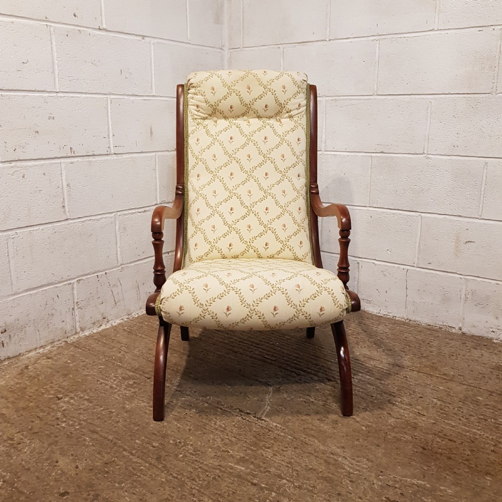 AN ANTIQUE PAIR OF EDWARDIAN X FRAMED CHAIRS C1920 View VI