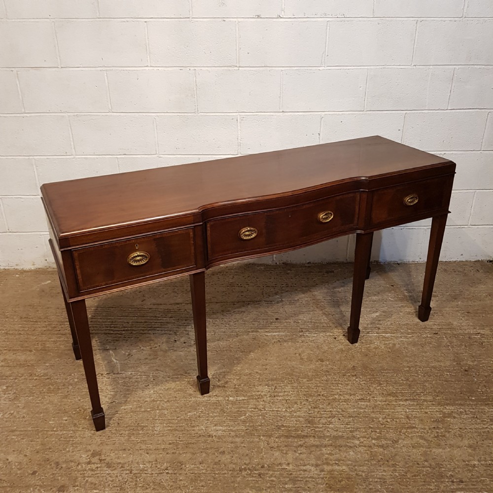 AN ANTIQUE MAHOGANY EDWARDIAN SERVER / SIDEBOARD C1900 View V
