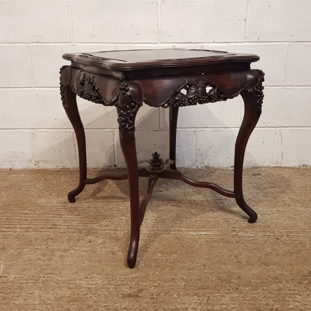 AN ANTIQUE CHINESE ROSEWOOD OCCASIONAL TABLE C1880 View IV