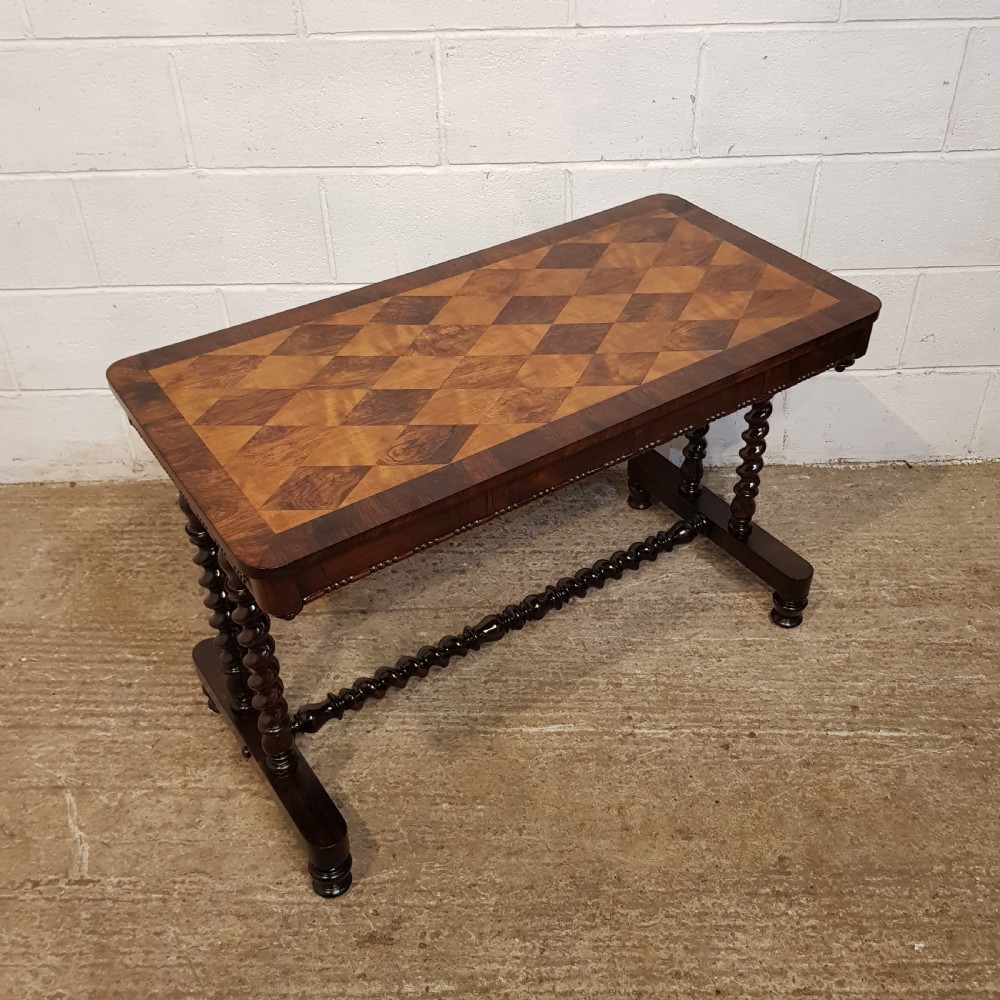 AN ANTIQUE VICTORIAN SIDE TABLE IN ROSEWOOD C1890 View II