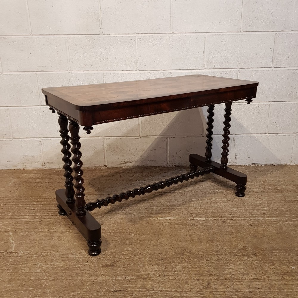 AN ANTIQUE VICTORIAN SIDE TABLE IN ROSEWOOD C1890 View III
