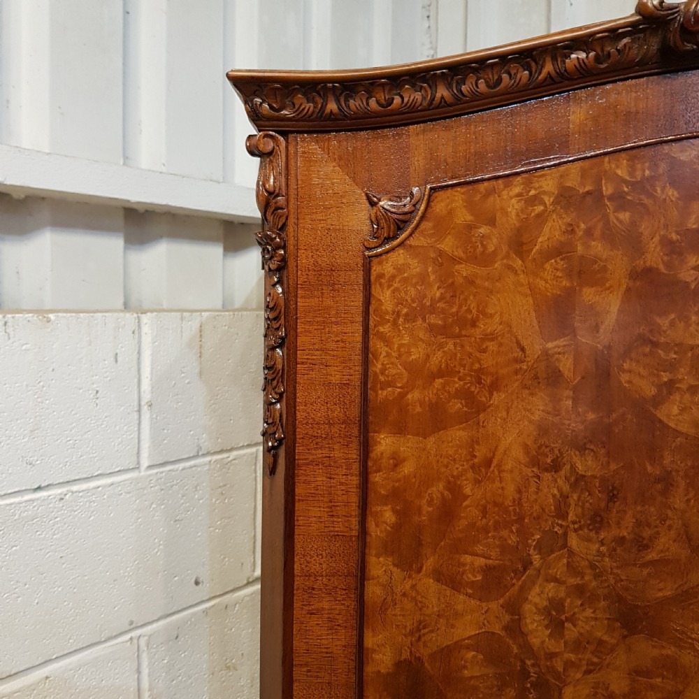 AN ANTIQUE BURR WALNUT FITTED WARDROBE C1920 View IV