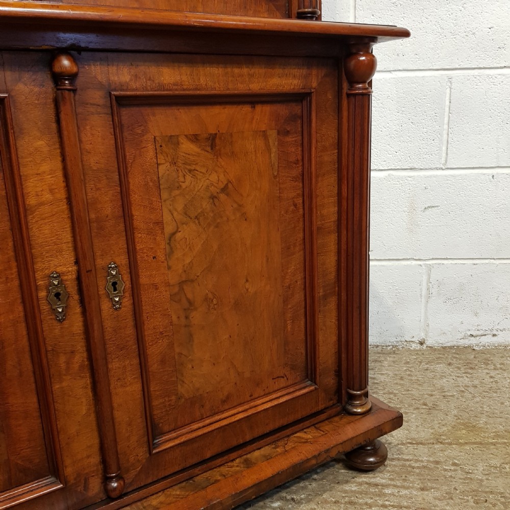 AN ANTIQUE BURR WALNUT BIEDERMERE BOOKCASE C1880 View II