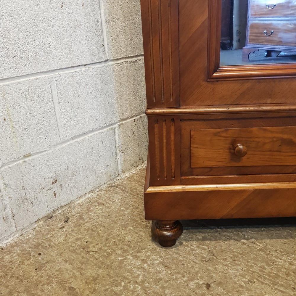 AN ANTIQUE WALNUT ARMOIRE C1890 View V