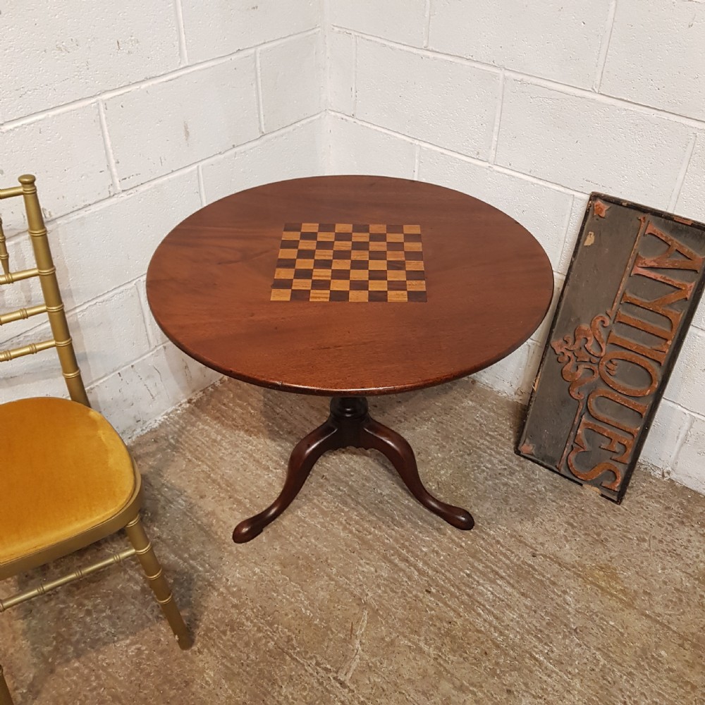 GEORGE 3rd MAHOGANY TIP TOP SUPER TABLE C1780