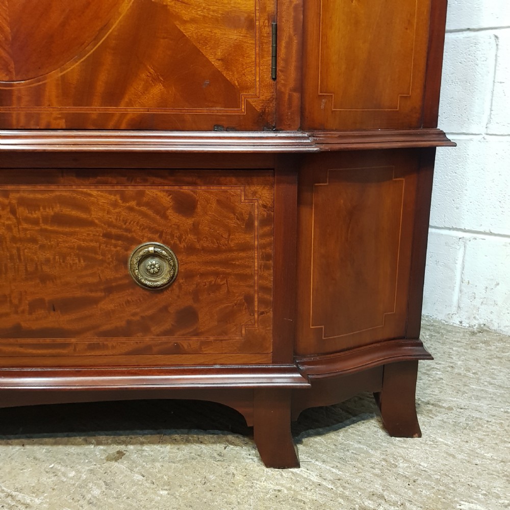 AN ANTIQUE LATE VICTORIAN DOUBLE WARDROBE C1900 View IV