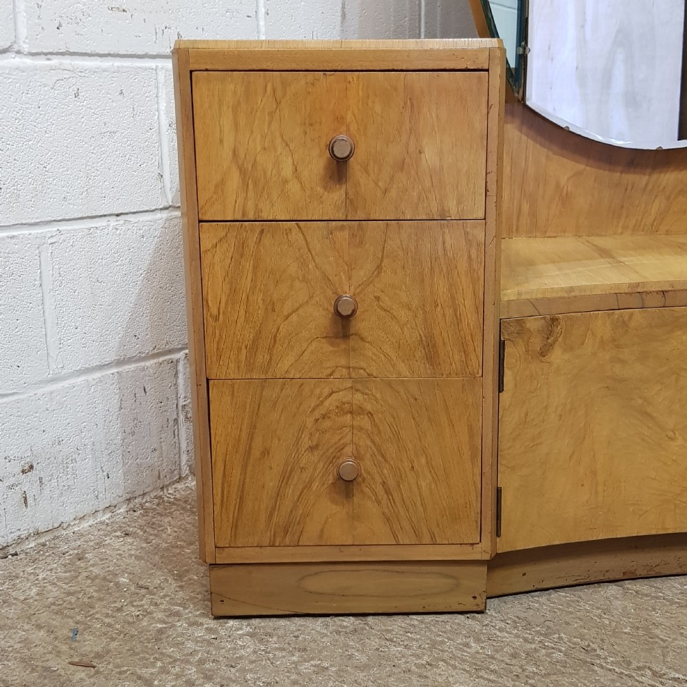 AN ART DECO WALNUT DRESSING TABLE C1920 View III