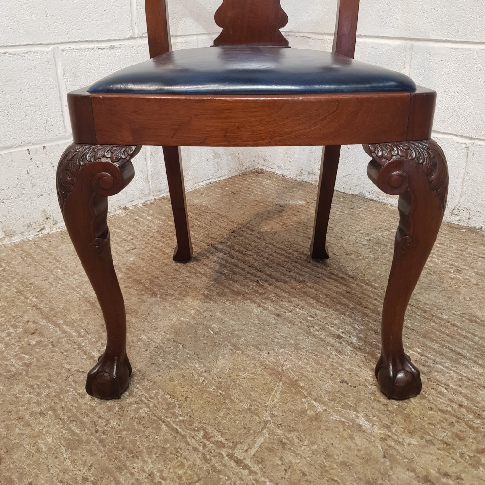 A STUNNING SET OF 6 EDWARDIAN WALNUT DINING CHAIRS C1900 View IV