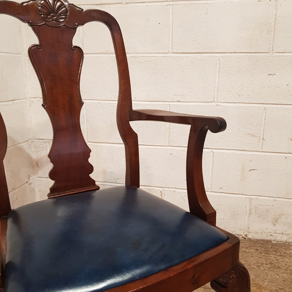 A STUNNING SET OF 6 EDWARDIAN WALNUT DINING CHAIRS C1900 View VIII