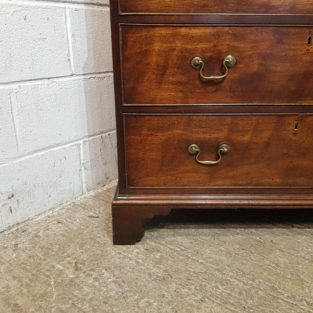 A GEORGE 3rd MAHOGANY CHEST ON CHEST C1780 View V
