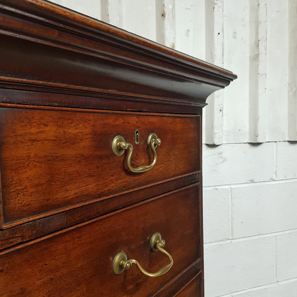 A GEORGE 3rd MAHOGANY CHEST ON CHEST C1780 View VI