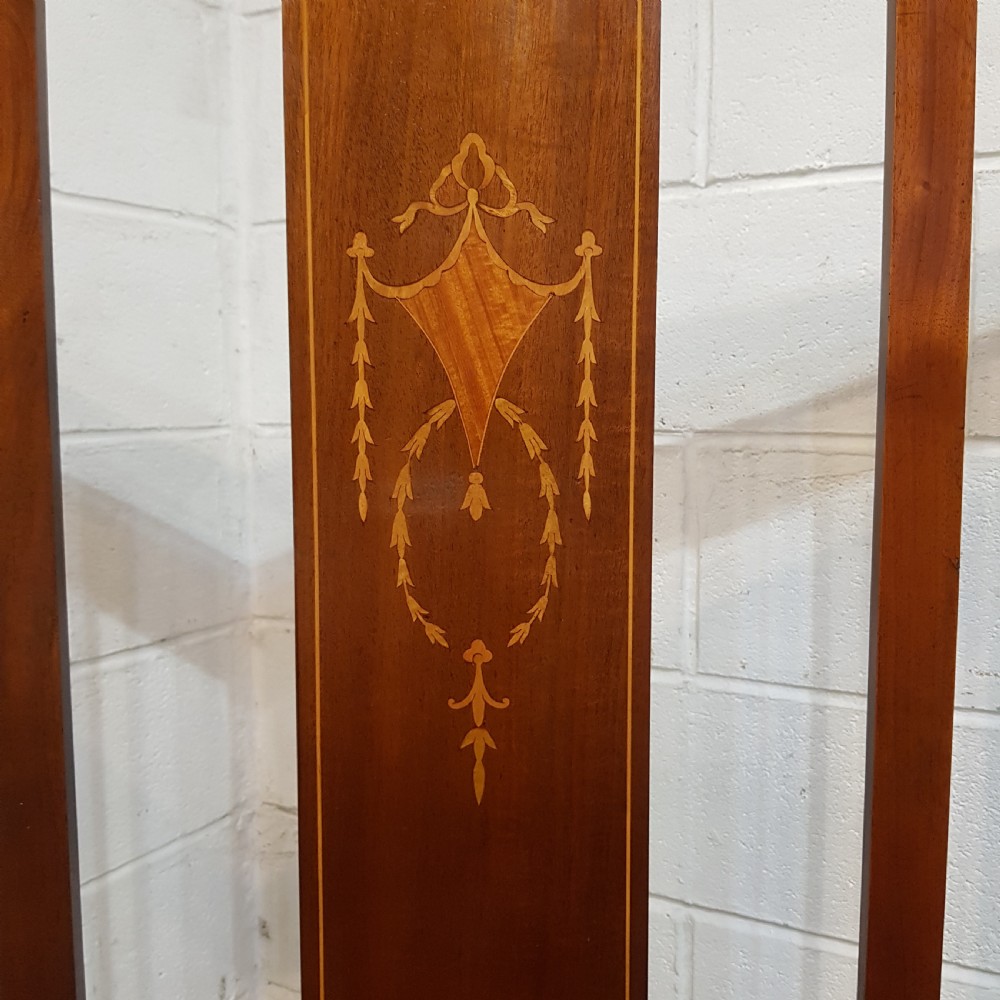 AN ANTIQUE EDWARDIAN MAHOGANY DOUBLE BED C1900 View VI