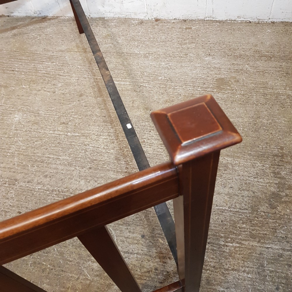 AN ANTIQUE EDWARDIAN MAHOGANY DOUBLE BED C1900 View XI