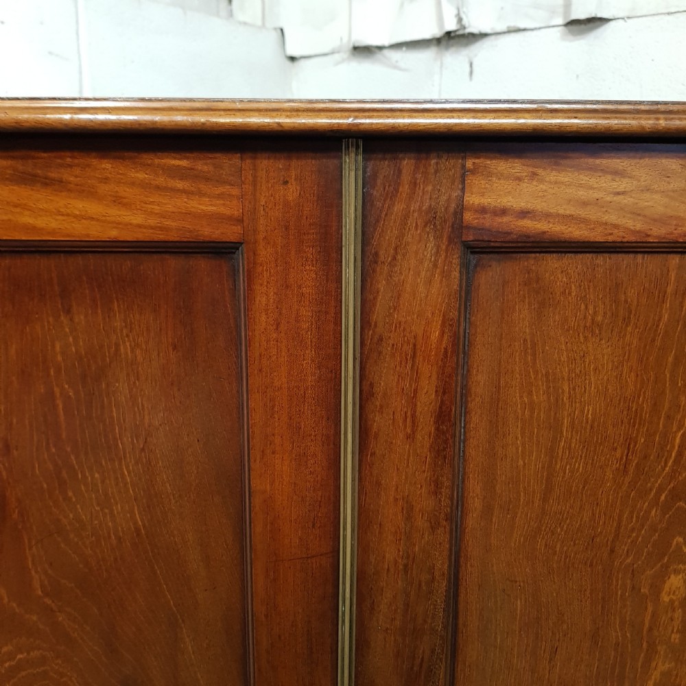 A GEORGE 3rd DWARF MAHOGANY WARDROBE C1800 View II