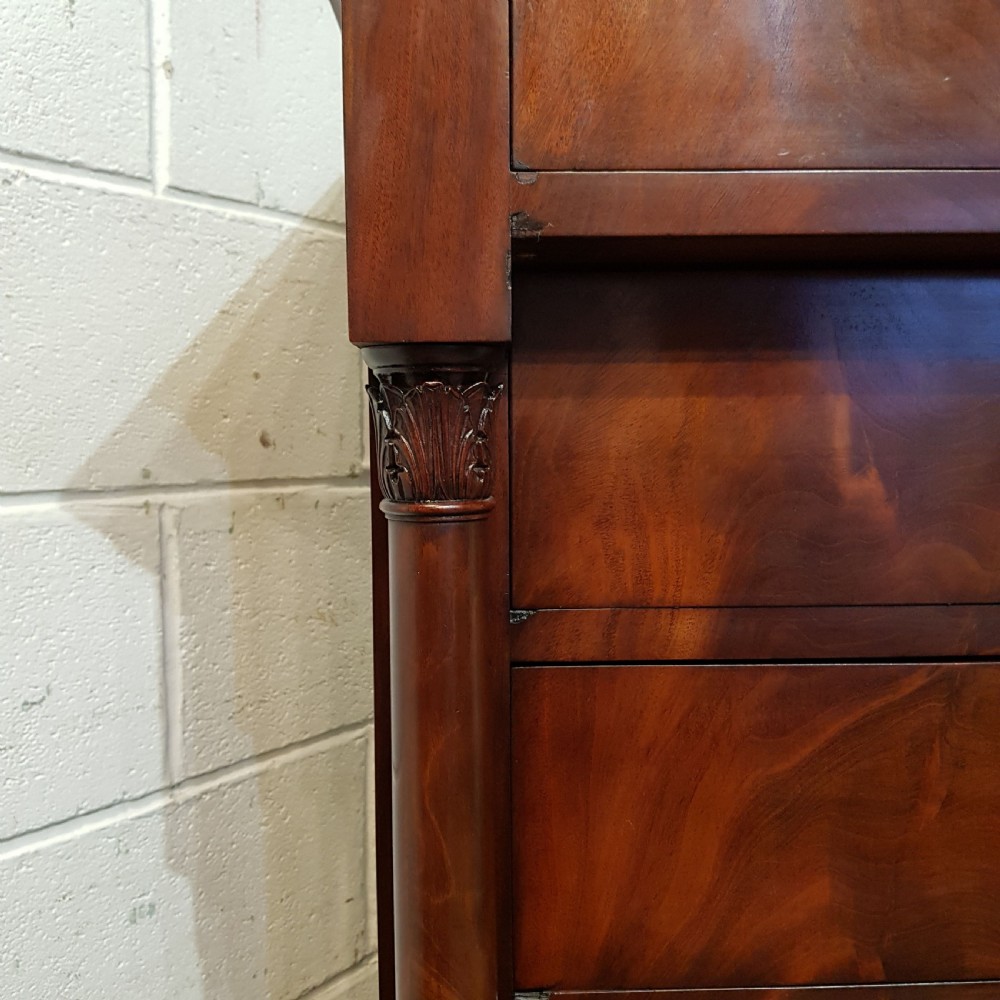AN ANTIQUE BIDERMERE TALL CHEST & SECRETAIRE C1880 View II