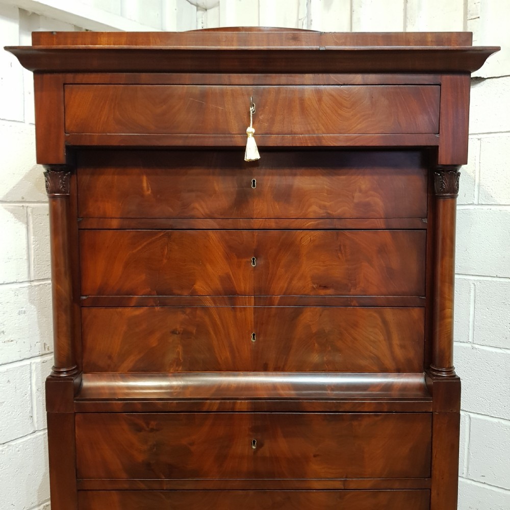 AN ANTIQUE BIDERMERE TALL CHEST & SECRETAIRE C1880 View III