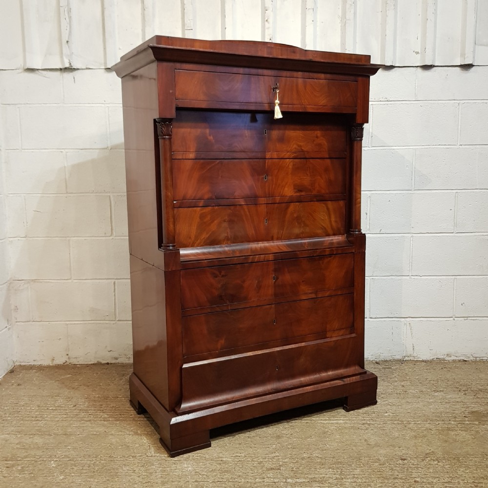 AN ANTIQUE BIDERMERE TALL CHEST & SECRETAIRE C1880 View XIV