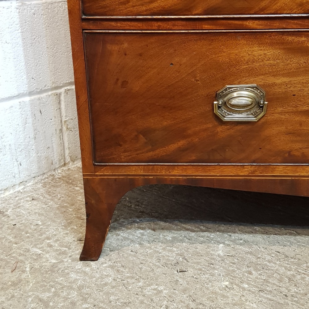 AN ANTIQUE GEORGE 3rd MAHOGANY CLOTHES PRESS C1800 View IV