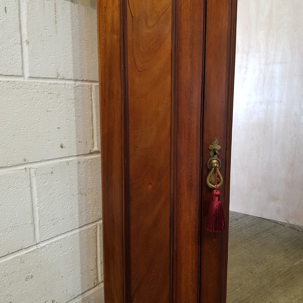 A RARE VICTORIAN MAHOGANY SINGLE WARDROBE C1880 View II