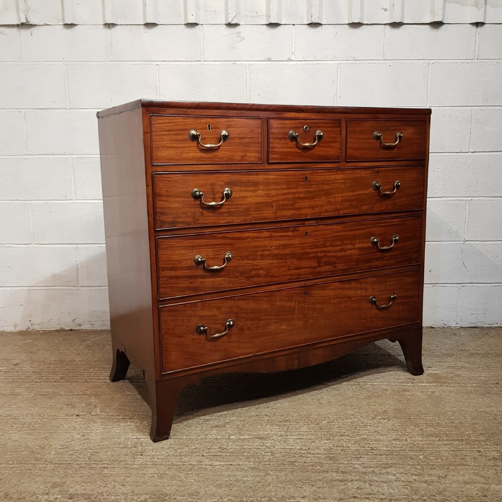 A REGENCY MAHOGANY FOUR HEIGHT CHEST OF DRAWERS C1810 View VIII