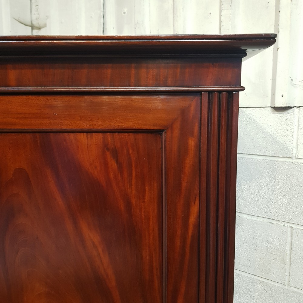 A WILLIAM 4th MAHOGANY COMPACTUM WARDROBE C1830 View V